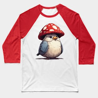 Bird Agaric Baseball T-Shirt